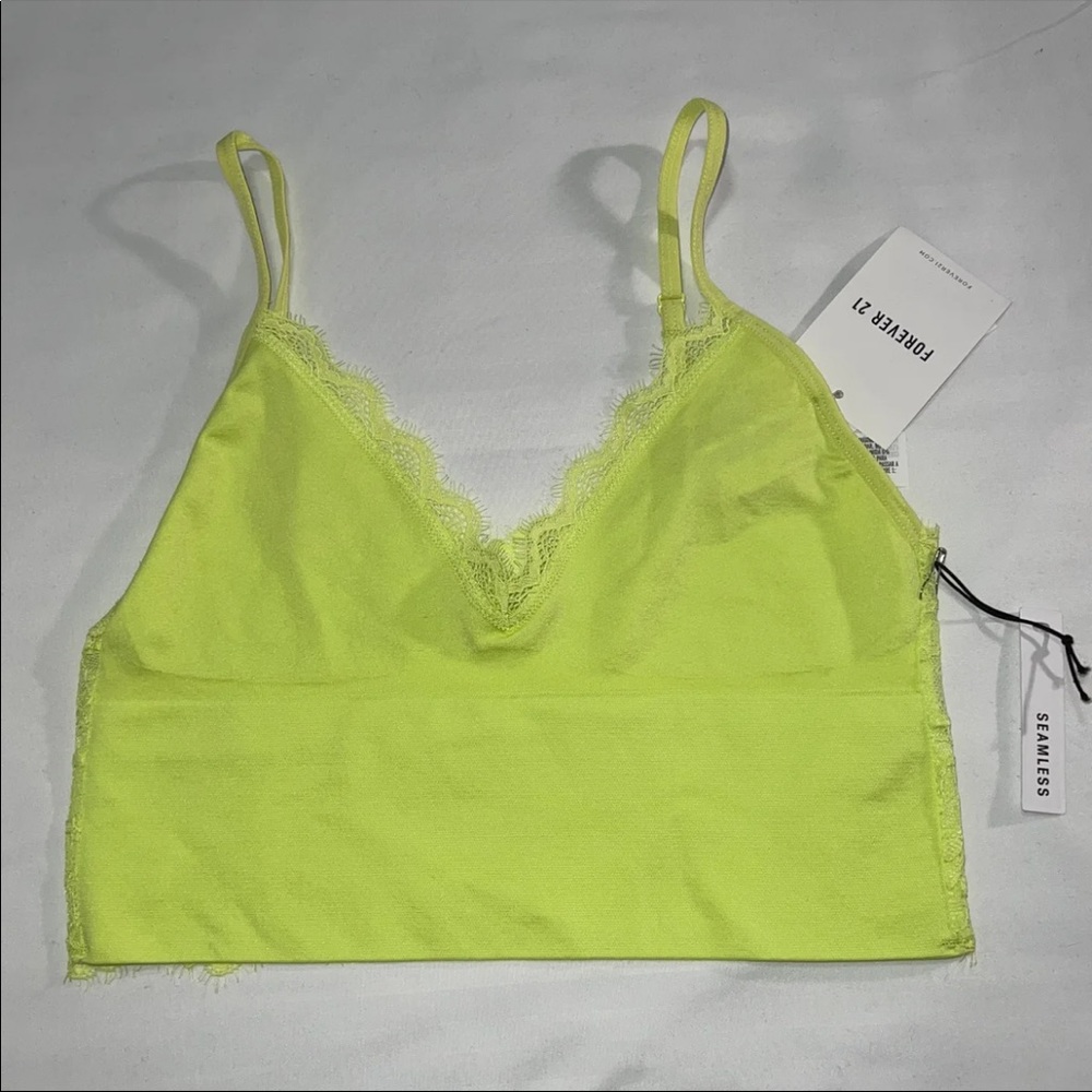 Forever 21 Lingerie Seamless Back Lace Bralette
